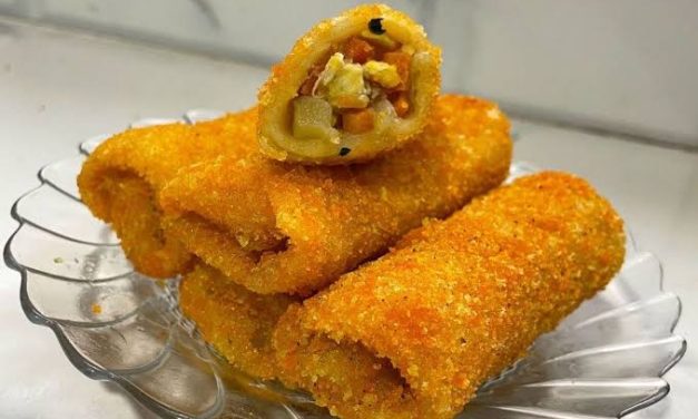 Hidangan Goreng Risol Dengan Variasi Isian